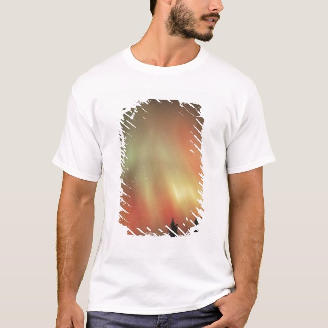 Camiseta Aurora Borealis, auroras boreales, fairbanks (Anverso)