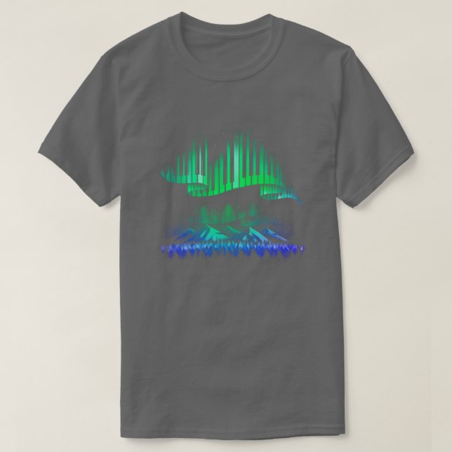 Camiseta Aurora Borealis Song (Diseño del anverso)