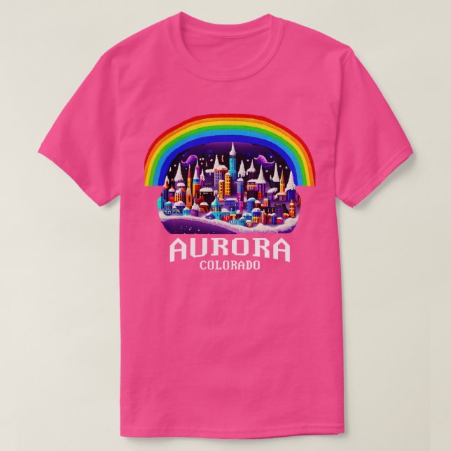 Camiseta Aurora Colorado (Diseño del anverso)