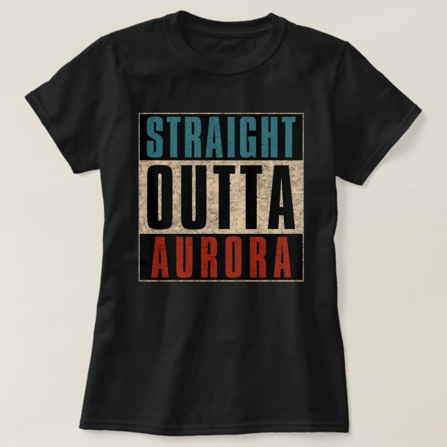 Camiseta Aurora Colorado CO (Diseño del anverso)