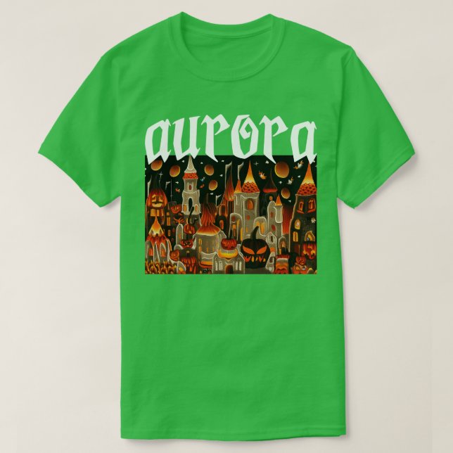 Camiseta Aurora Halloween (Diseño del anverso)