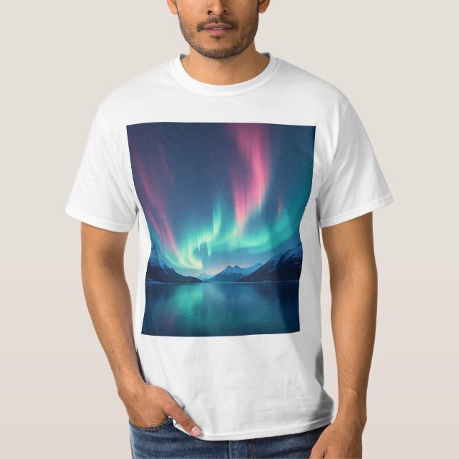 Camiseta Aurora islandesa (Anverso)
