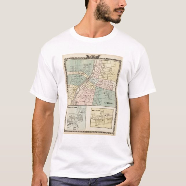 Camiseta Aurora, Naperville y Wheaton (Anverso)