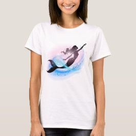 Camiseta Aurora Tide Mermaid – Dreamy Feminine Ocean Art