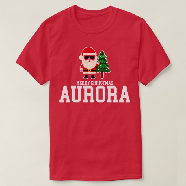 Camiseta Aurora Xmas (Diseño del anverso)