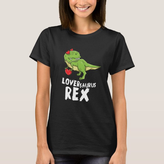 Camiseta aurus Rex Dinosaur Rex Dino Love Valentines Day (Anverso)