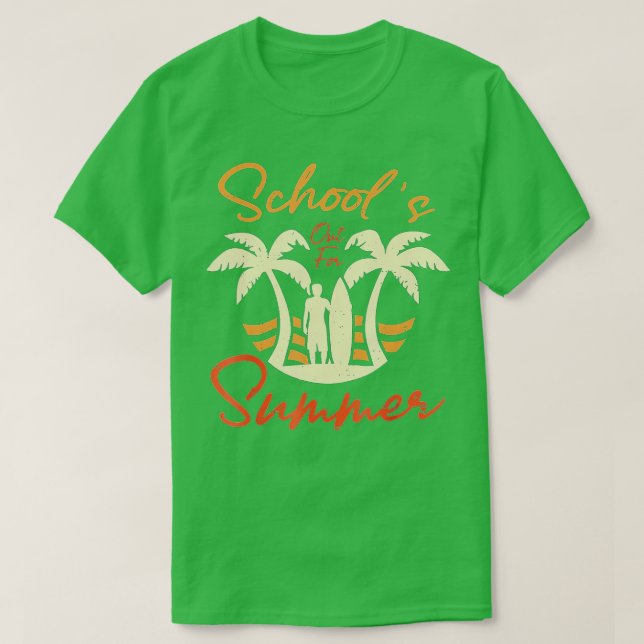 Camiseta Ausencia De Escuelas Para Estudiantes De Verano El (Diseño del anverso)