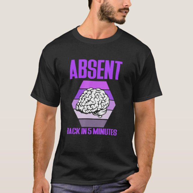 Camiseta Ausencia De La Mente En 5 Minutos Conciencia Epile (Anverso)