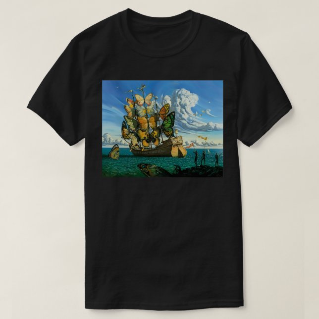 Camiseta Ausencia del Shipquot alado por Vladamir Kush (Diseño del anverso)