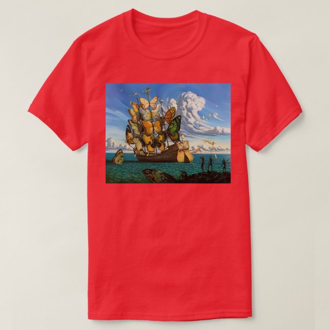 Camiseta Ausencia del Shipquot alado por Vladamir Kush (Diseño del anverso)