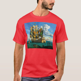 Camiseta Ausencia del Shipquot alado por Vladamir Kush