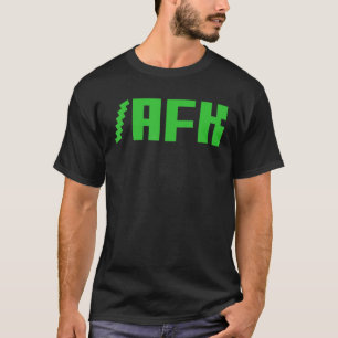 Camiseta Ausente del juego de realidad del teclado