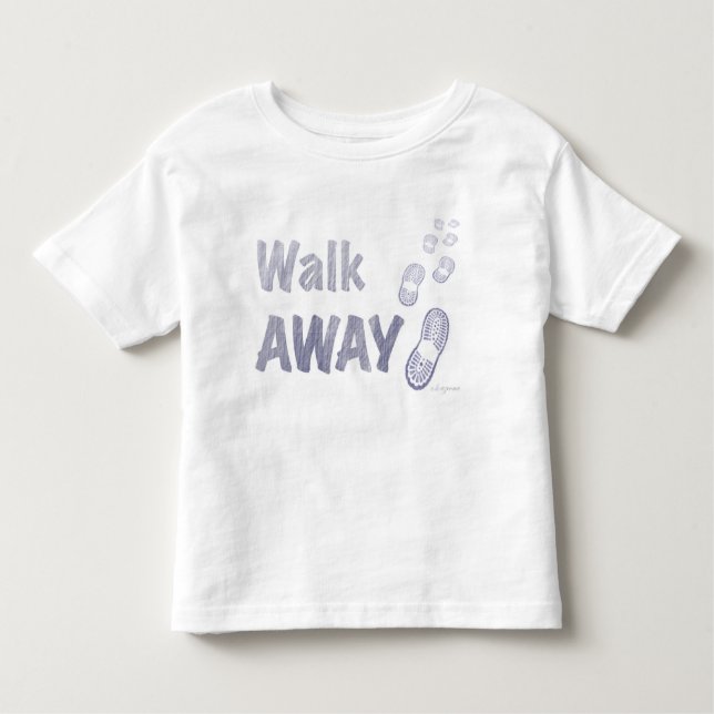 Camiseta ausente del niño del paseo (Anverso)