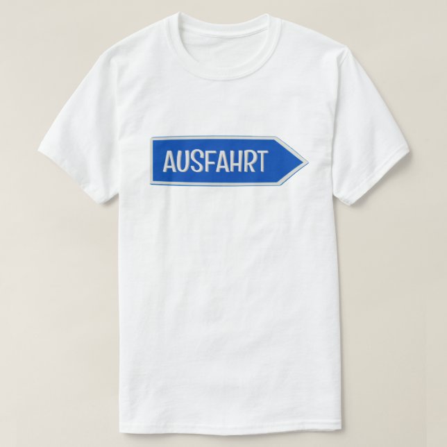 Camiseta Ausfahrt (Diseño del anverso)