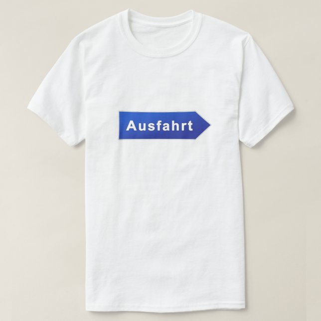 Camiseta Ausfahrt (Diseño del anverso)