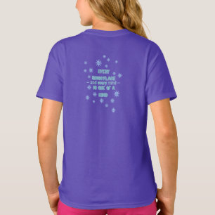 Camiseta Ausome Invierno – Jirafa Copo de Nieve Único