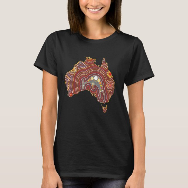 Camiseta Aussie aborigen australiano indemne (Anverso)