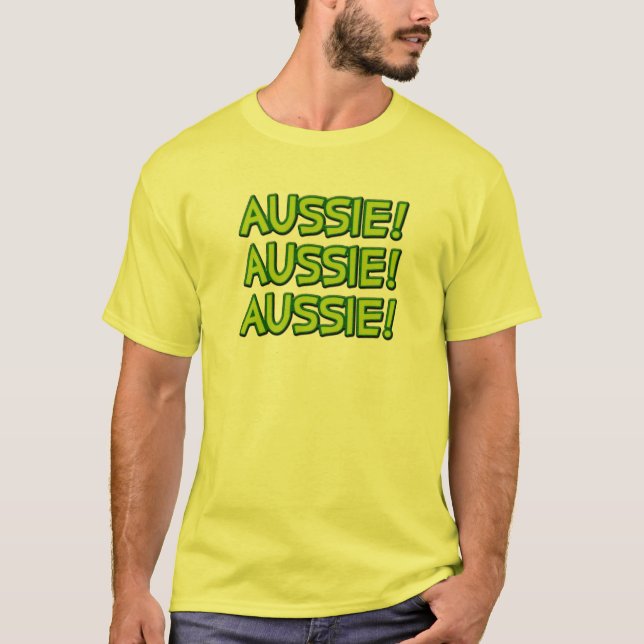 Camiseta ¡Aussie! ¡Aussie! ¡Aussie! (Anverso)