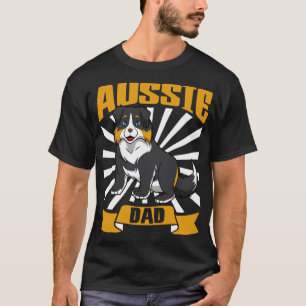 Camiseta Aussie Dad Australian Shepherd