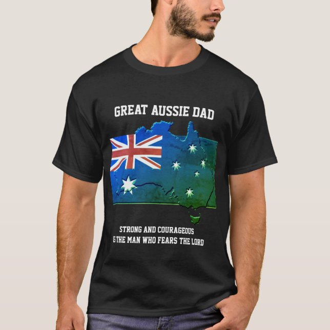 Camiseta AUSSIE DAD Christian (Anverso)