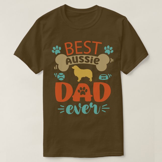 Camiseta Aussie Dog Dad (Diseño del anverso)
