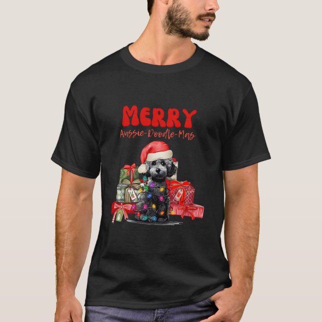 Camiseta Aussie Doodle Alegre Mas de Aussie-Doodle (Anverso)