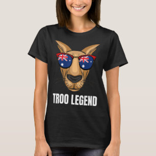 Camiseta Aussie, el canguro australiano gracioso