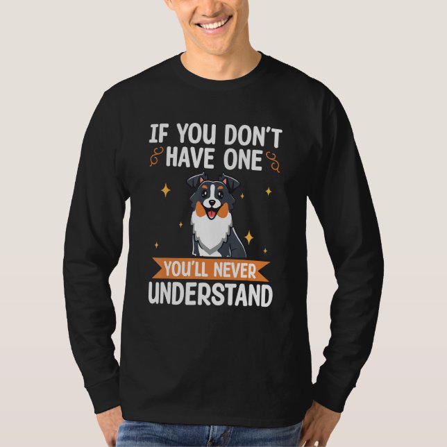 Camiseta Aussie  Graphic Women Men Kid Australian Shepherd  (Anverso)