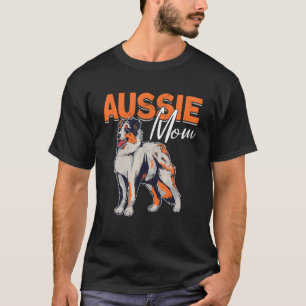 Camiseta Aussie Mom Aussie Owner Australian Shepherd 3