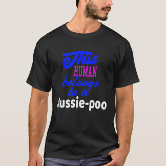 Camiseta Aussie Poo Dog Poodle Pastor Australiano