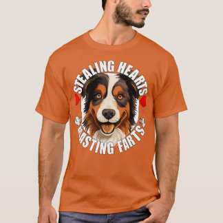 Camiseta Aussie Shepherd Funny Stealing Hearts B
