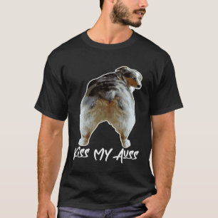 Camiseta Aussie Shepherd Love Dog Australian Shepard Kiss M