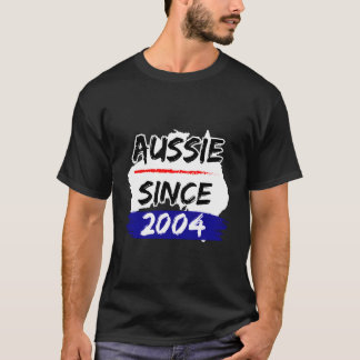 Camiseta Aussie Since 2004 Australia Map