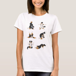 Camiseta Aussie. Yoga de perro pastor de Australia