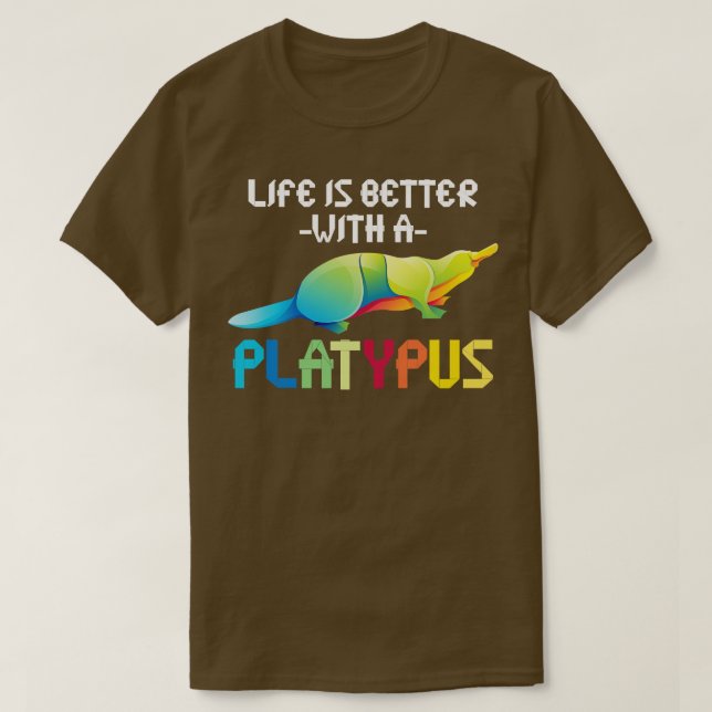 Camiseta Aussie Zoo Keeper Australia Animal Platypus (Diseño del anverso)