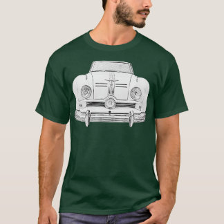 Camiseta Austin A90 Atlc clásico monocromo de los años 50