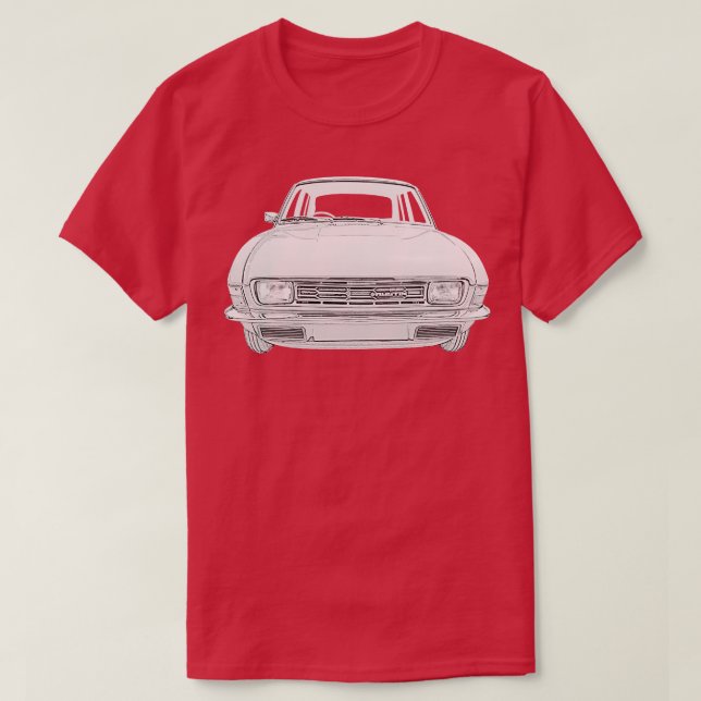 Camiseta Austin Allegro clásico monocromo de los 70 (Diseño del anverso)