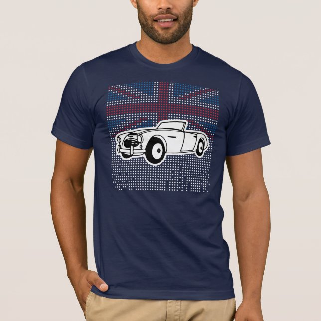 Camiseta Austin Healey Union Jack (Anverso)