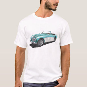 Camiseta Austin Healey (verde del Pacífico) 100-6