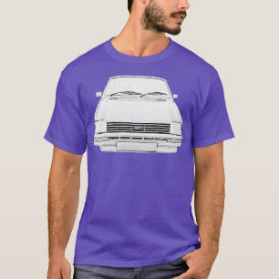 Camiseta Austin Metro clásico en monocromo de los 80