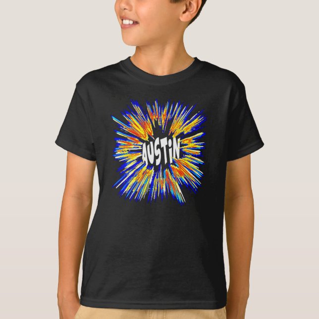 Camiseta Austin Name Star (Anverso)