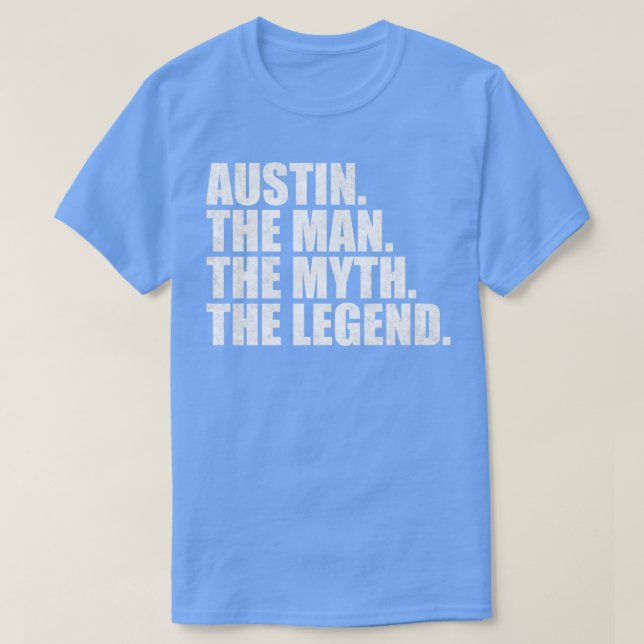 Camiseta Austin Nombre Austin Nombre Austin (Diseño del anverso)