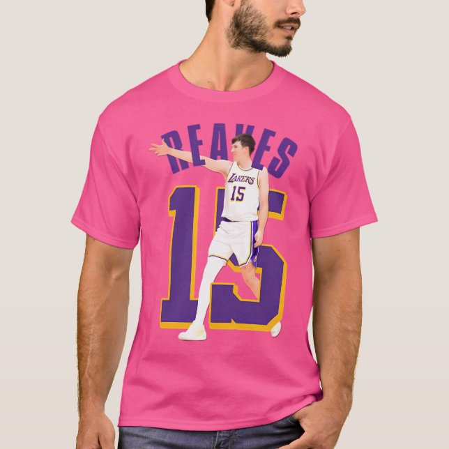 Camiseta Austin Reaves 15 Celebran Tres (Anverso)