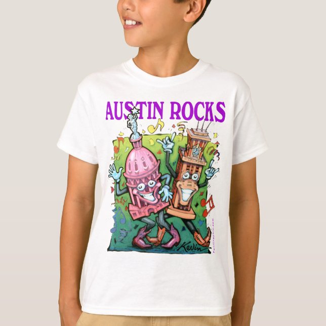 Camiseta Austin Rocks (Anverso)