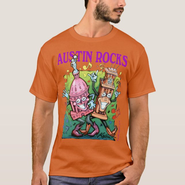 Camiseta Austin Rocks (Anverso)