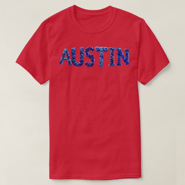 Camiseta Austin Rosa (Diseño del anverso)