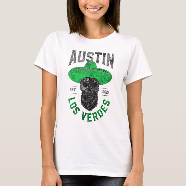 Camiseta Austin Soccer Austin Verdes Gear Austin Fc  (Anverso)