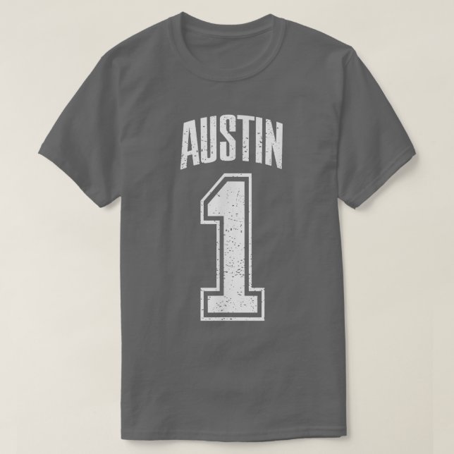 Camiseta Austin Supporter Número 1 Gran Fanático  (Diseño del anverso)