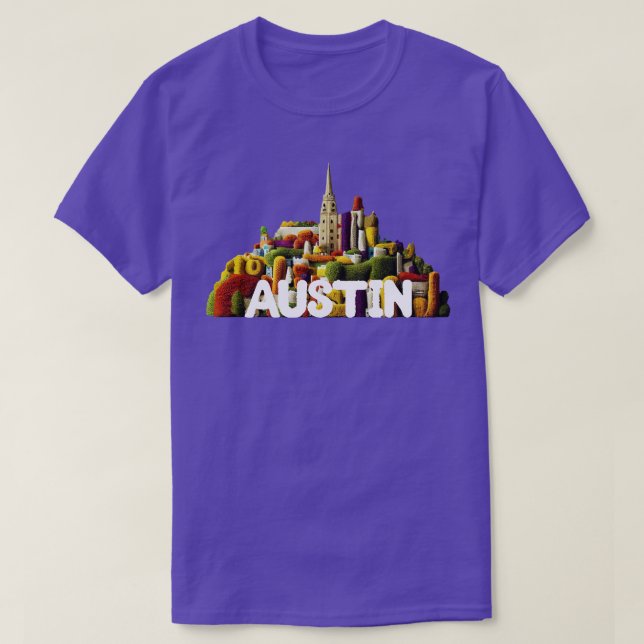 Camiseta Austin Texas (Diseño del anverso)