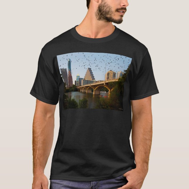 Camiseta Austin, Texas Congress Bridge Bats (Anverso)